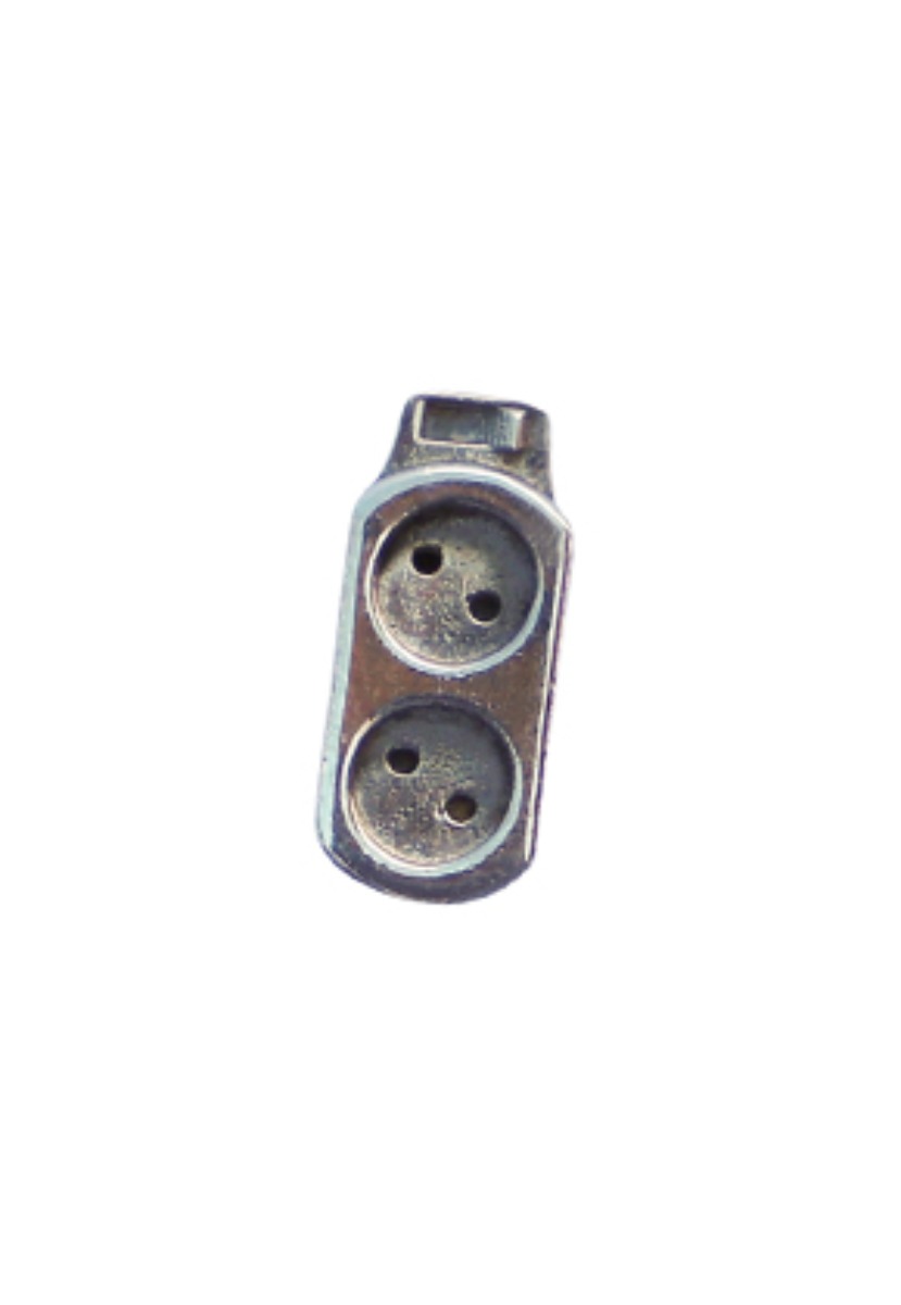 KRUCHI크루치 2socket multi- tap single earring (silver)