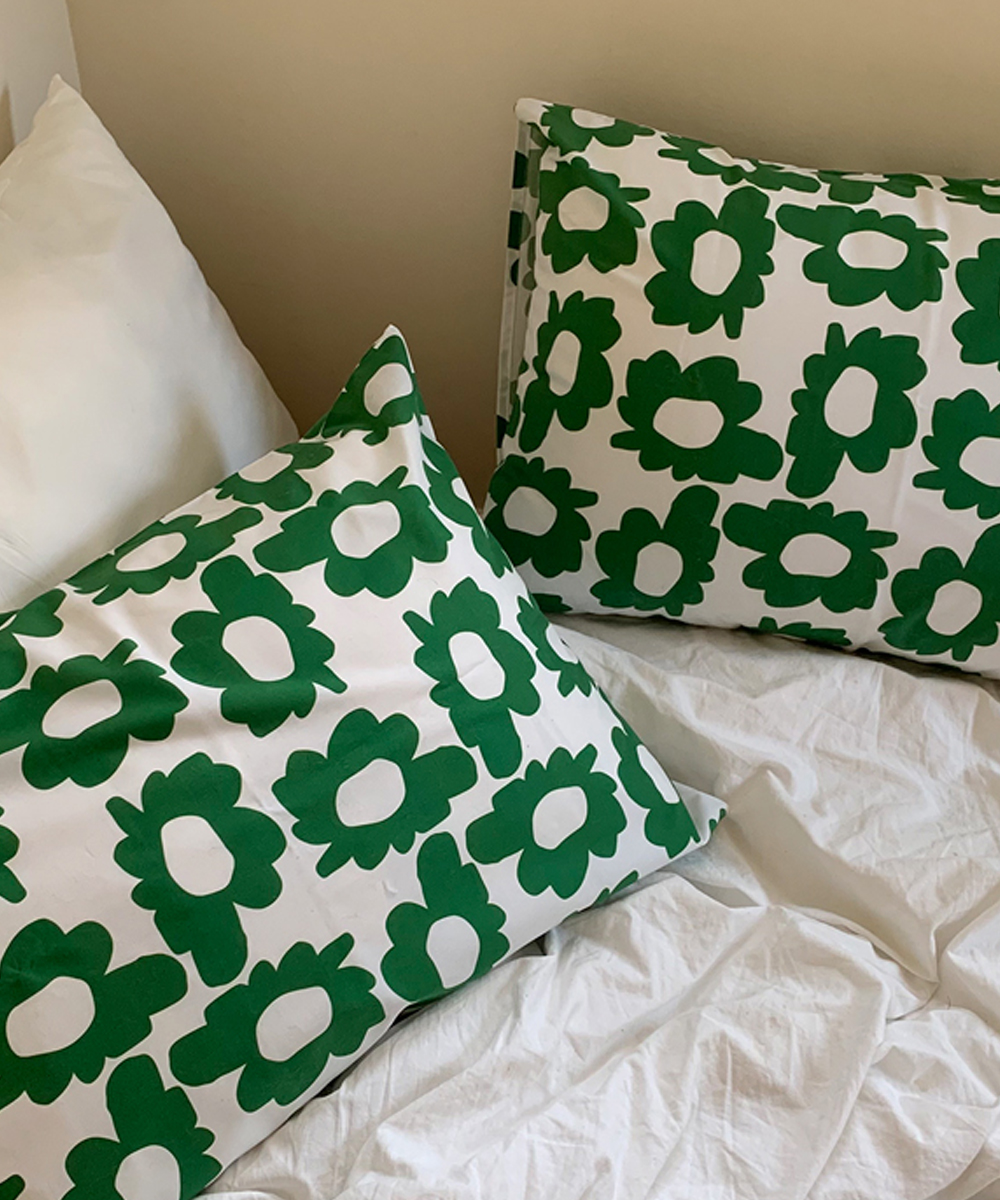 SOGON SOGON소곤소곤 bloom green pillow