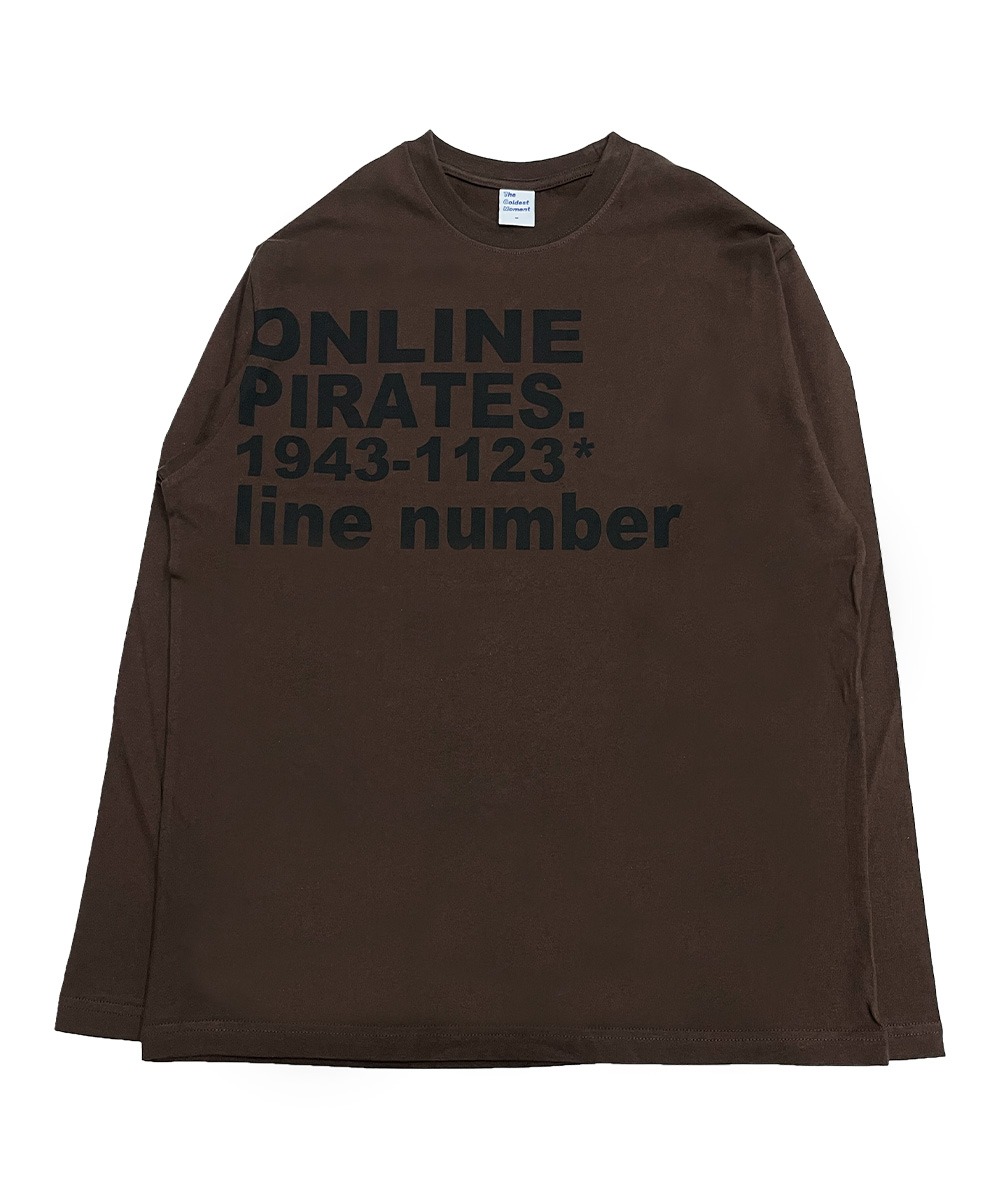 THE COLDEST MOMENT더콜디스트모먼트 TCM online long sleeve (brown)