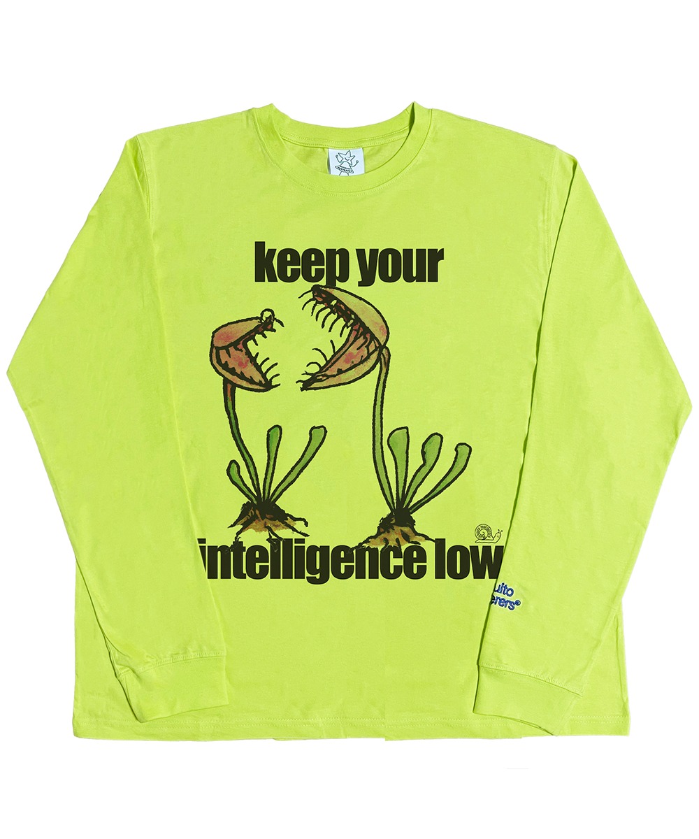 Mosquito murderers모스키토 머더러스 Keep your intelligence low LONG-SLEEVED (Lime)
