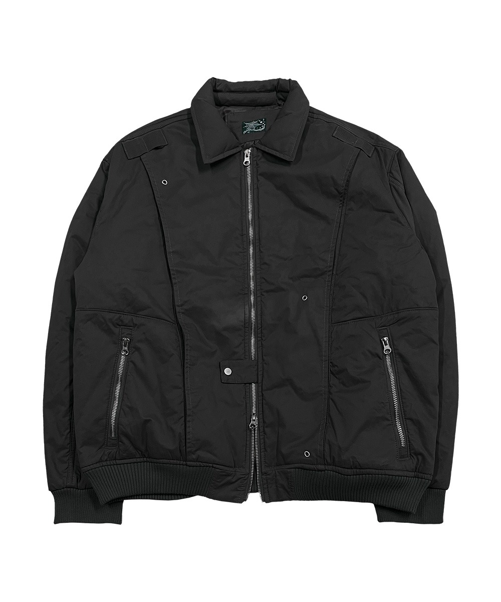 THE COLDEST MOMENT더콜디스트모먼트 TCM front facing bomber (charcoal)