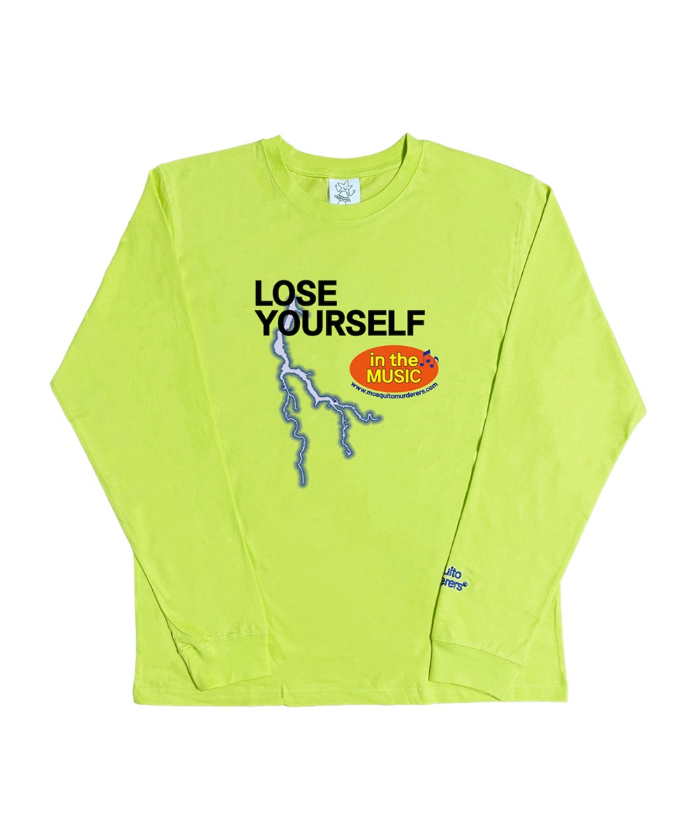 Mosquito murderers모스키토 머더러스 LOSE YOURSELF in the music LONG-SLEEVED (Lime)