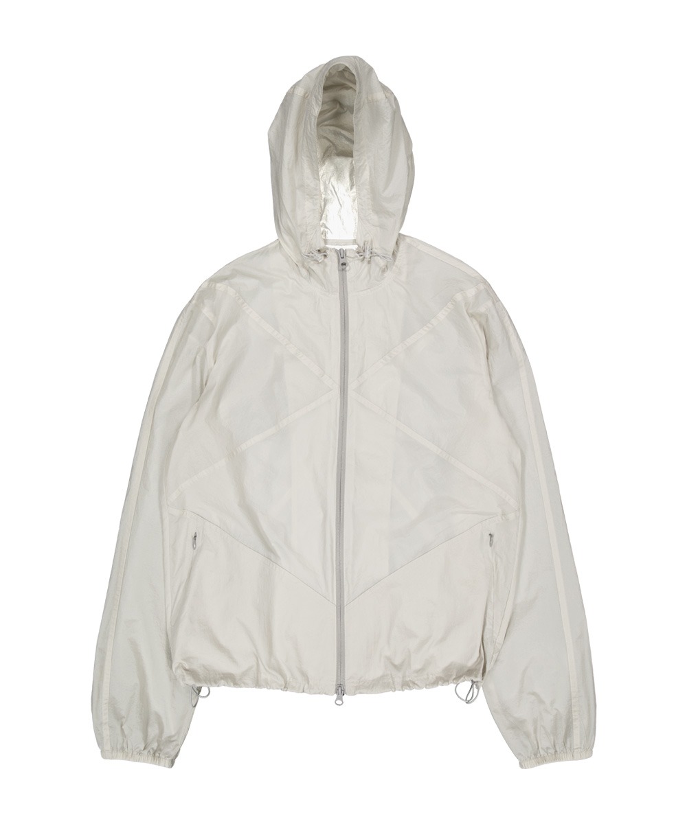 THE COLDEST MOMENT더콜디스트모먼트 TCM diagonal windstopper jacket (beige)