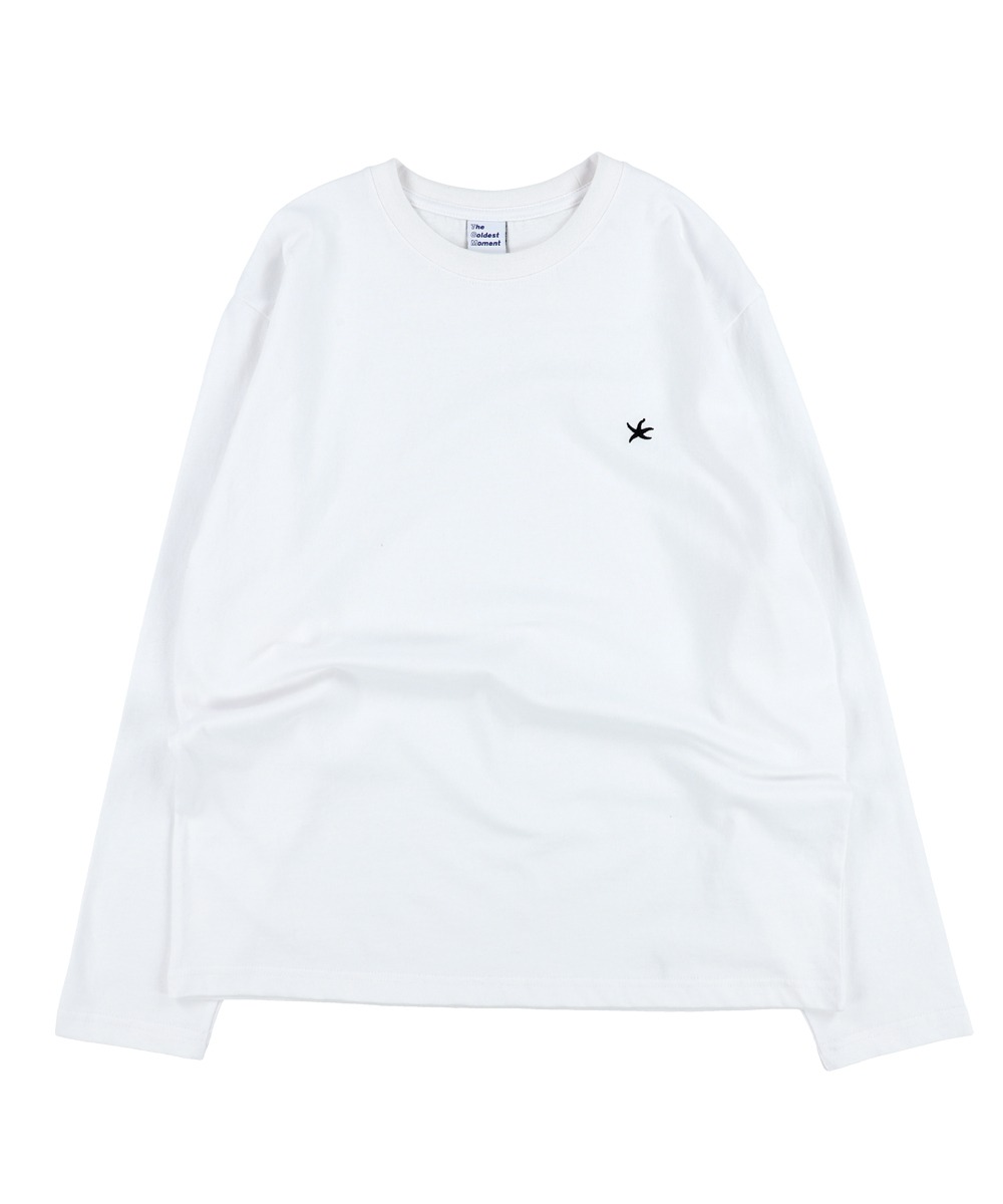 THE COLDEST MOMENT더콜디스트모먼트 TCM starfish mini logo long sleeve (white)