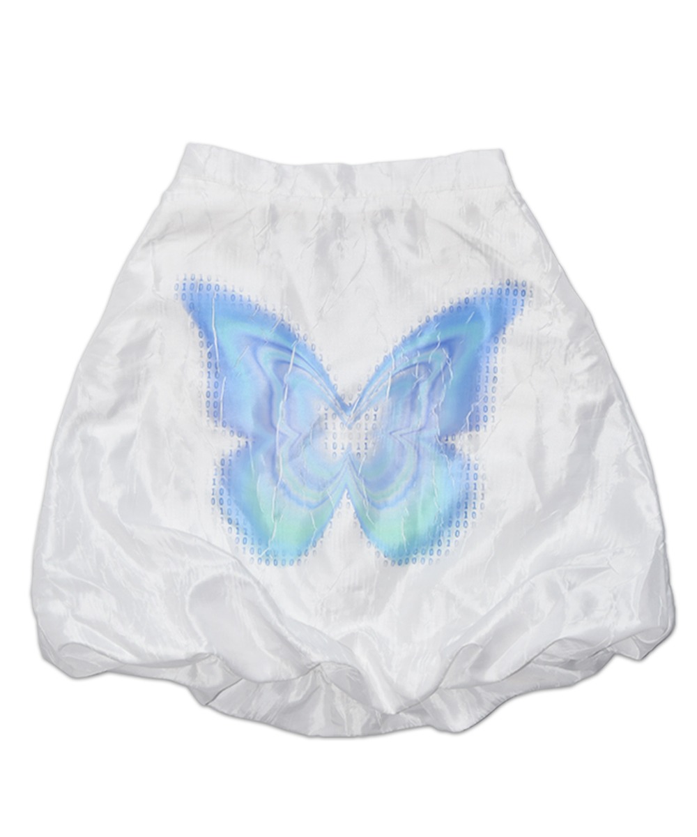 KATER카터 Code Butterfly Balloon Skirt WHITE