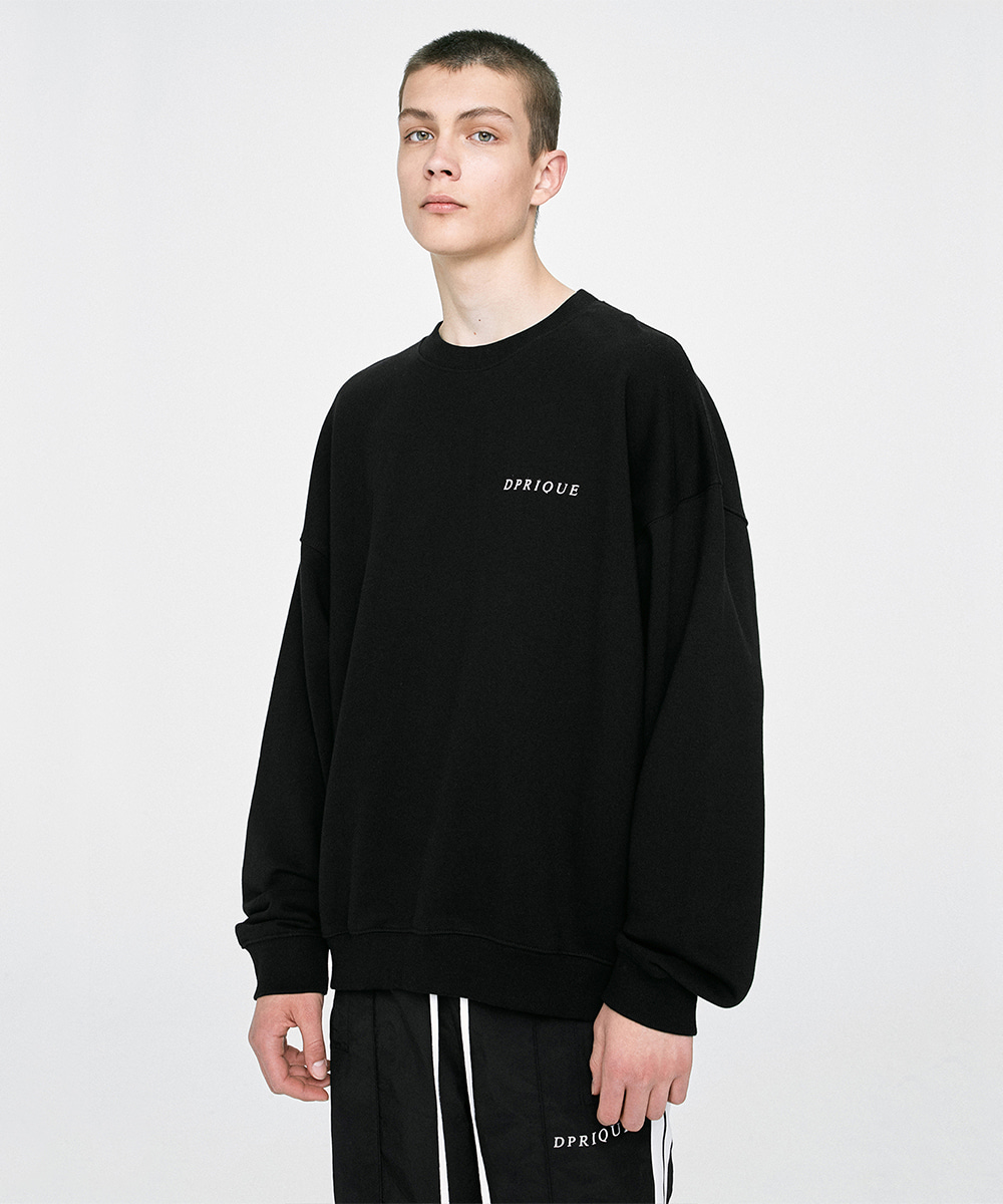DPRIQUE디프리크 Logo Sweatshirt - Black