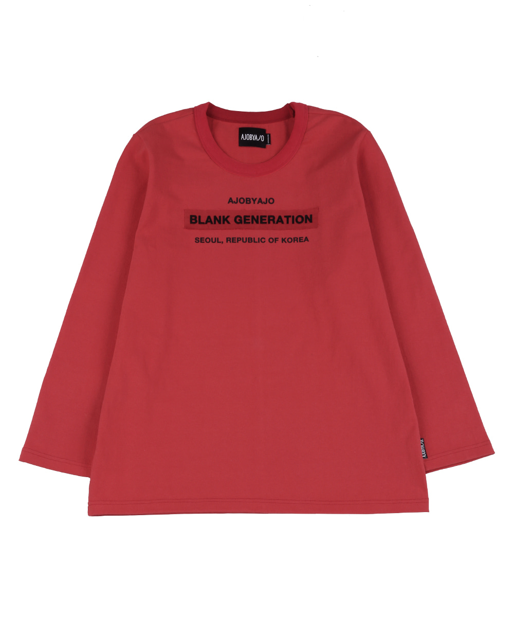 AJO BY AJO아조바이아조 Blank Generation Long Sleeve [Red]