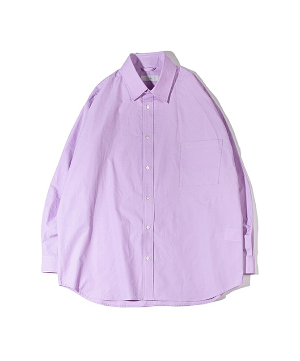 OURSELVES아워셀브스 TYPEWRITER COTTON RELAXED SHIRTS (lavender)