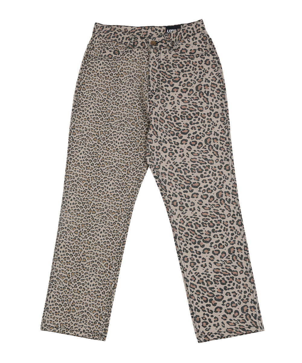 AJO BY AJO아조바이아조 Leopard Washed Cotton Pants [Beige]