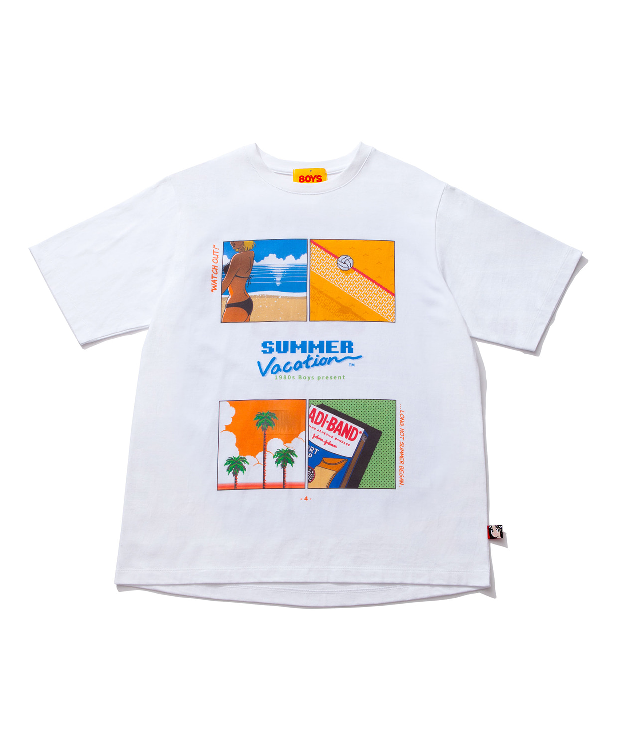 Q CUMBERS큐컴버스 [80YS] Summer Vacation_4(비키니) 티셔츠