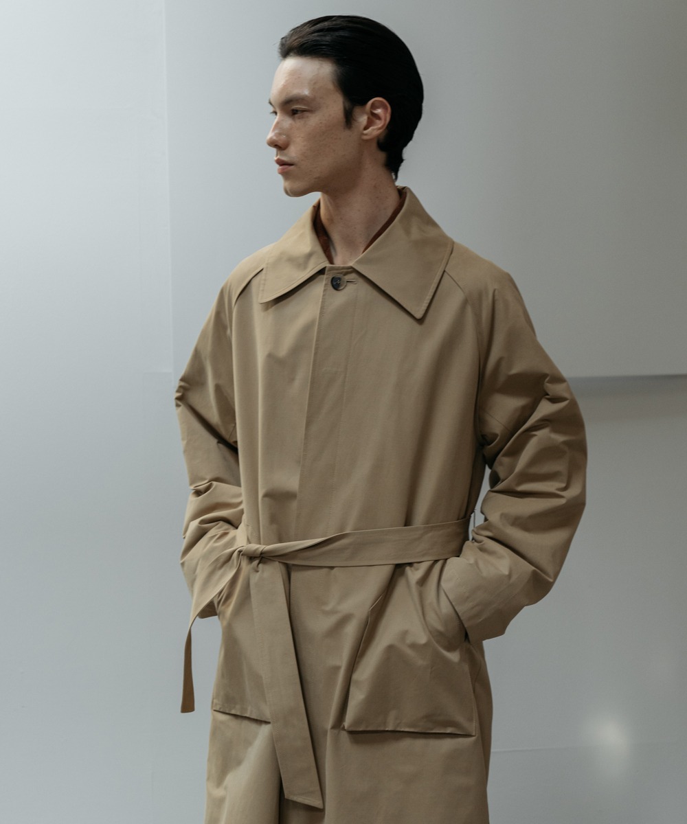 LE17SEPTEMBRE HOMME르917옴므 917 Big Collar Oversized Trench Coat Camel