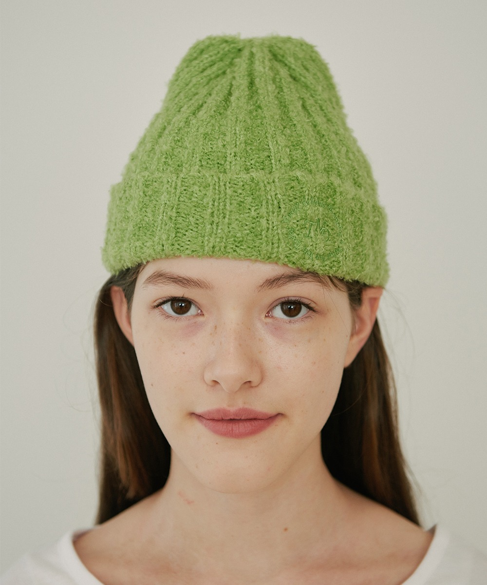 TMO BY 13MONTH티엠오 바이 써틴먼스 RIBBED KNIT BEANIE (GREEN)