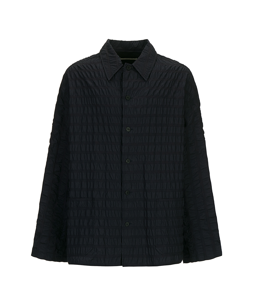 LE17SEPTEMBRE HOMME르917옴므 RIPPLE RELAXED JACKET NAVY