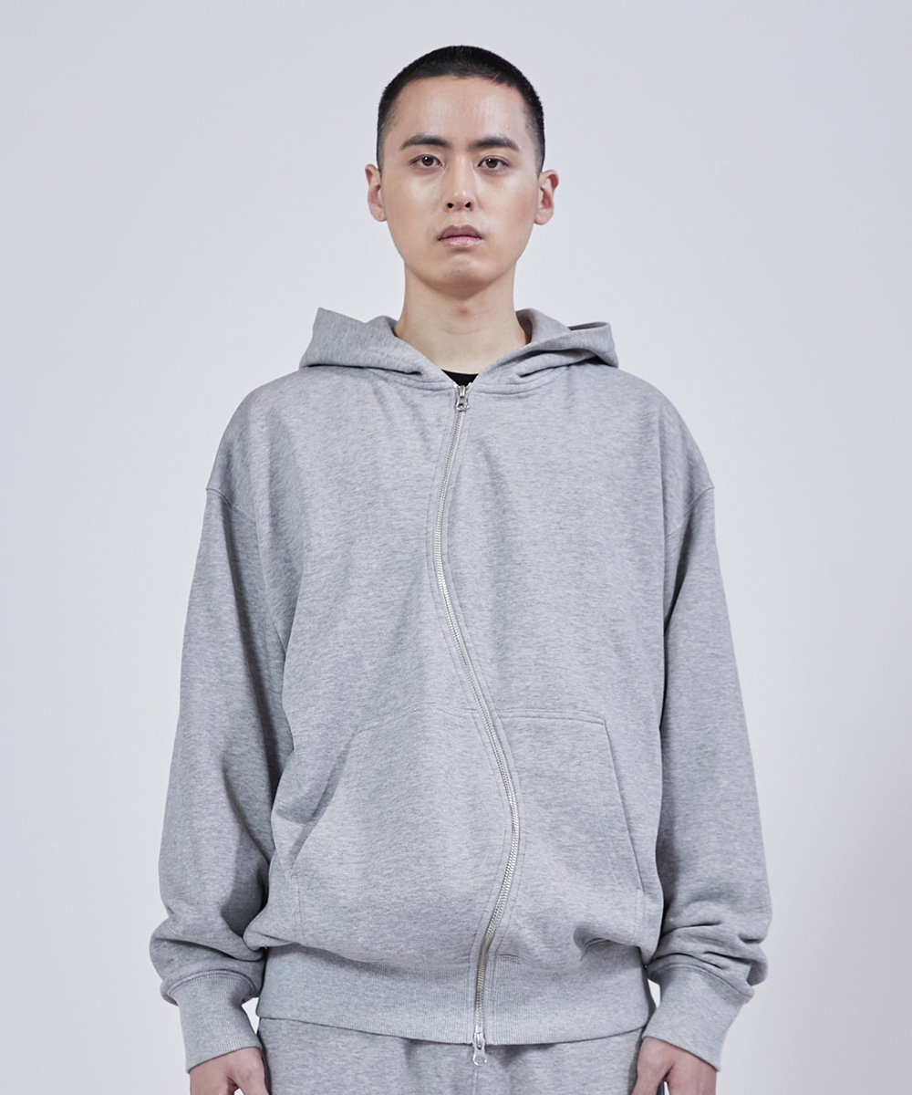 CURATED PARADE큐레이티드 퍼레이드 PARADE 220 02 JE WAVE ZIPUP HOODIE GREY