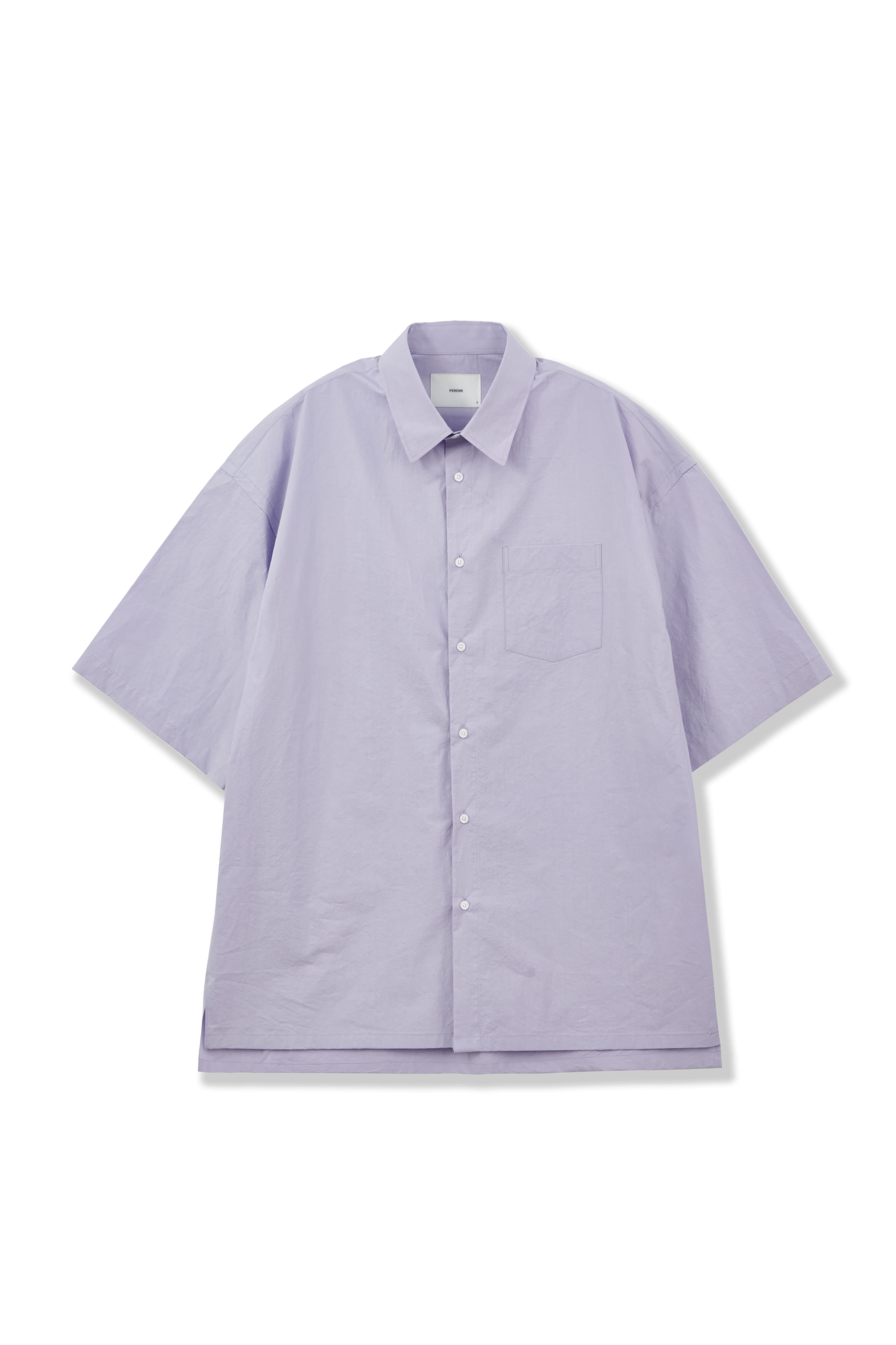 PERENN퍼렌 oversized 1/2 shirts_purple