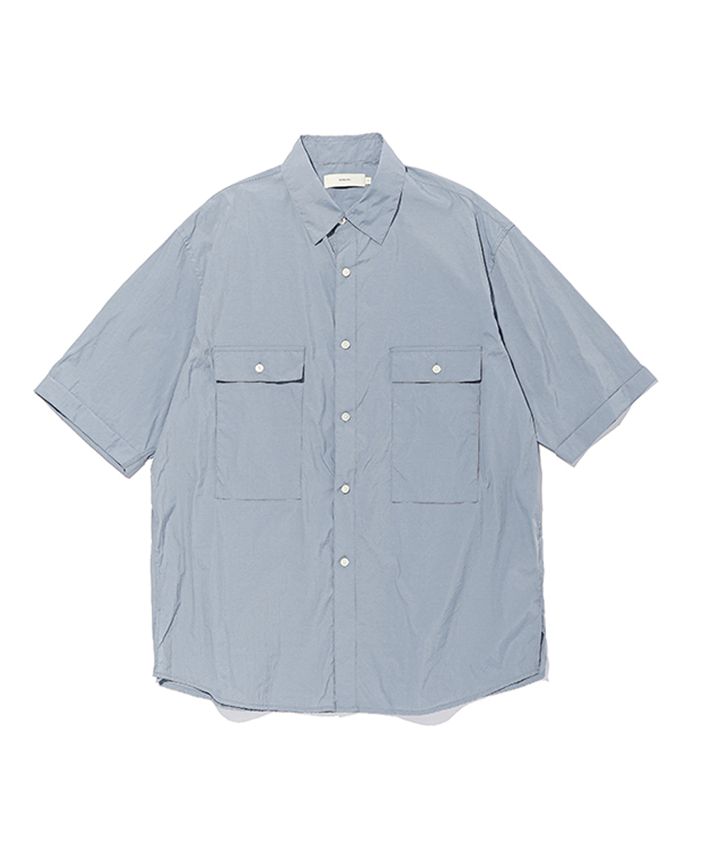 OURSELVES아워셀브스 RELAXED half shirts (Dove blue)