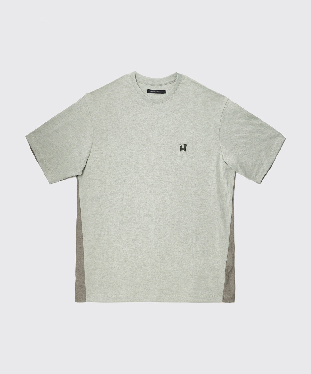 Hatchingroom해칭룸 Logo T-Shirt Creased Mint