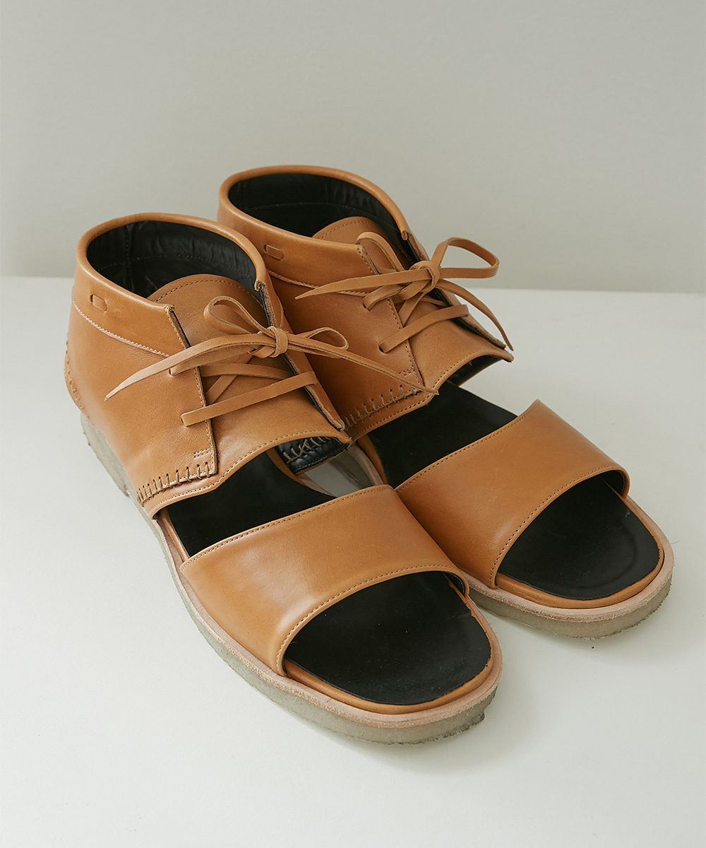 Haleine알렌느 TANBEIGE Strap desert boots sandals(PH104)