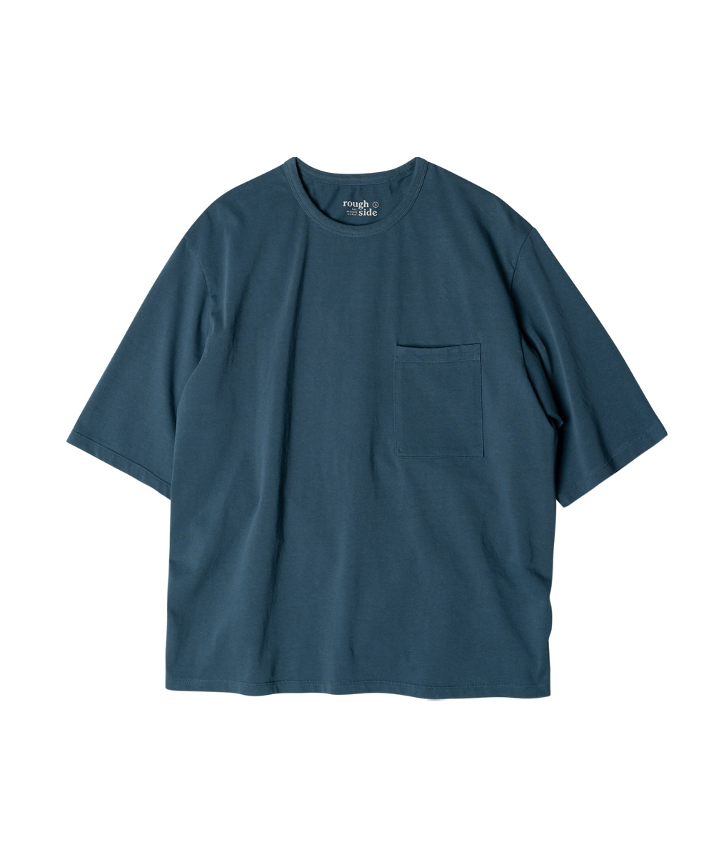rough side러프사이드 101. Primary 1/2 T-Shirt Pale Blue