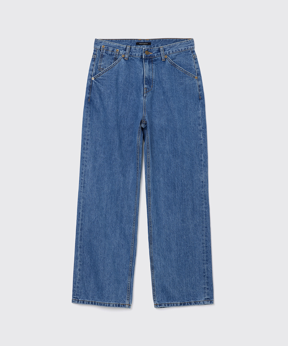 Hatchingroom해칭룸 Regular Jeans Mid Blue