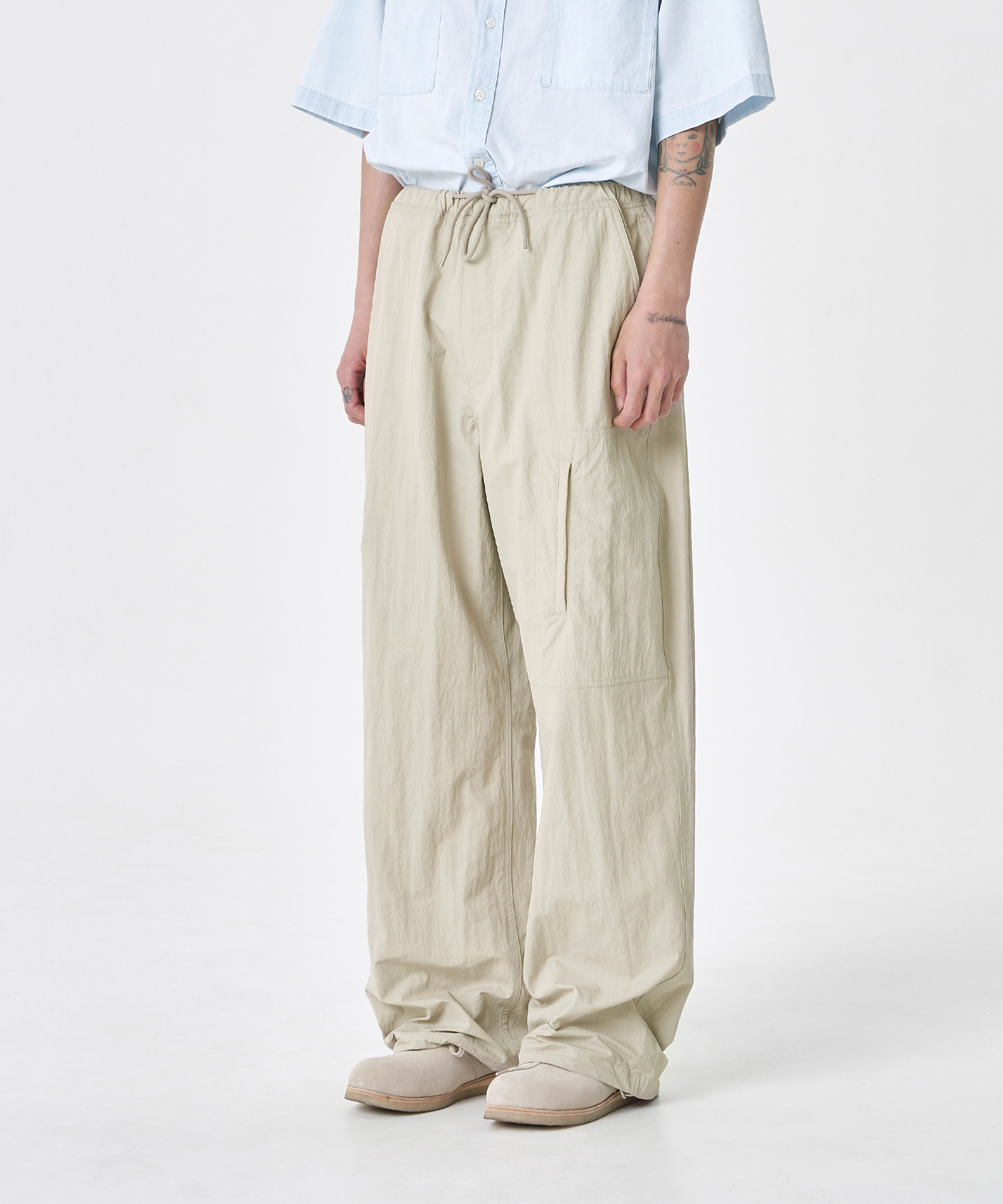 NOUN노운 utility pants (light beige)