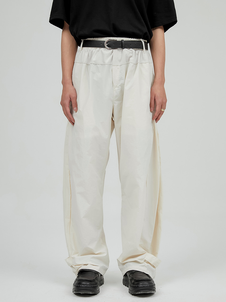 FLARE UP플레어업 Wide Split Pants - Cream (FL-218)