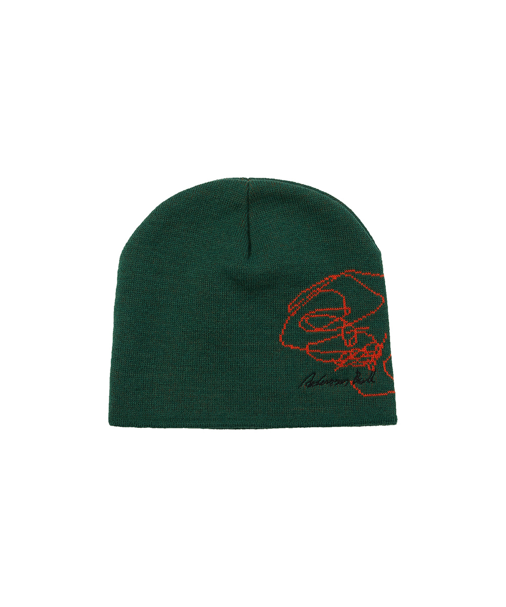 Andersson Bell앤더슨벨 UNISEX ANDERSSON EMBROIDERY JACQUARD BEANIE aaa316(Green)