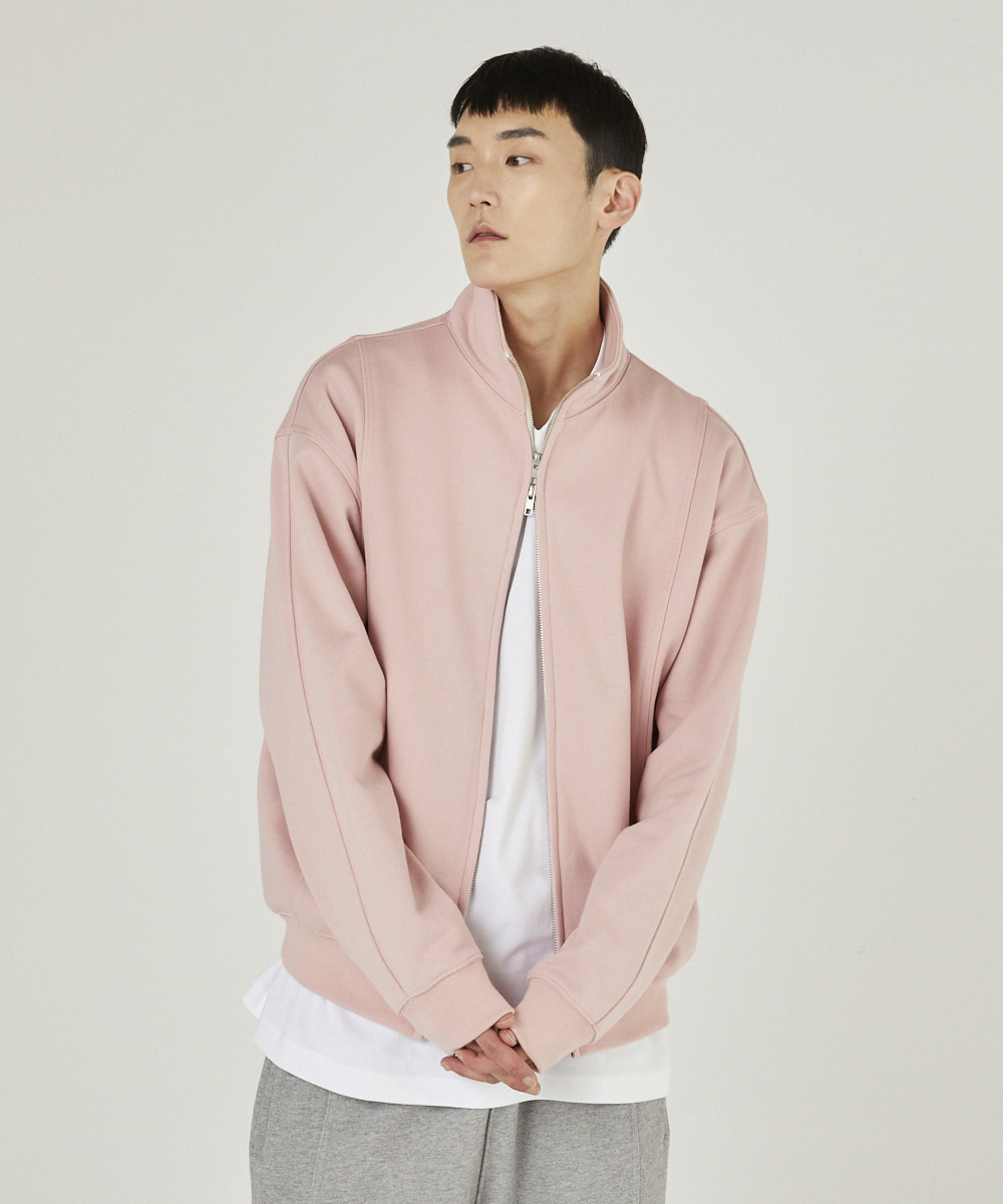 llud러드 LLUD Side Panel Sweat Zip - Up Pink