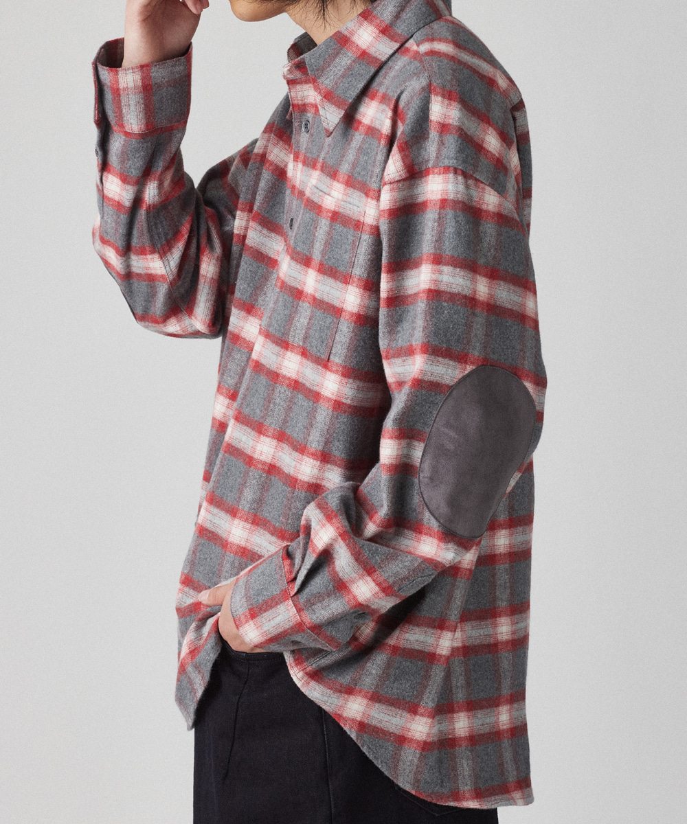 Hatchingroom해칭룸 Archive Shirt Vintage 90's Flannel Red Check