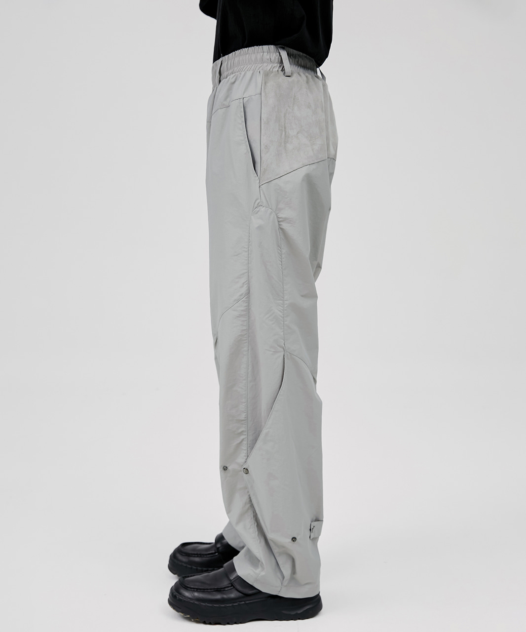 FLARE UP플레어업 Obtuse Triangle Flap Pants - Gray (FL-226)