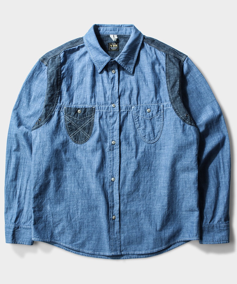 VDR비디알 ENGINEER CHAMBRAY SHIRTS [Classic]