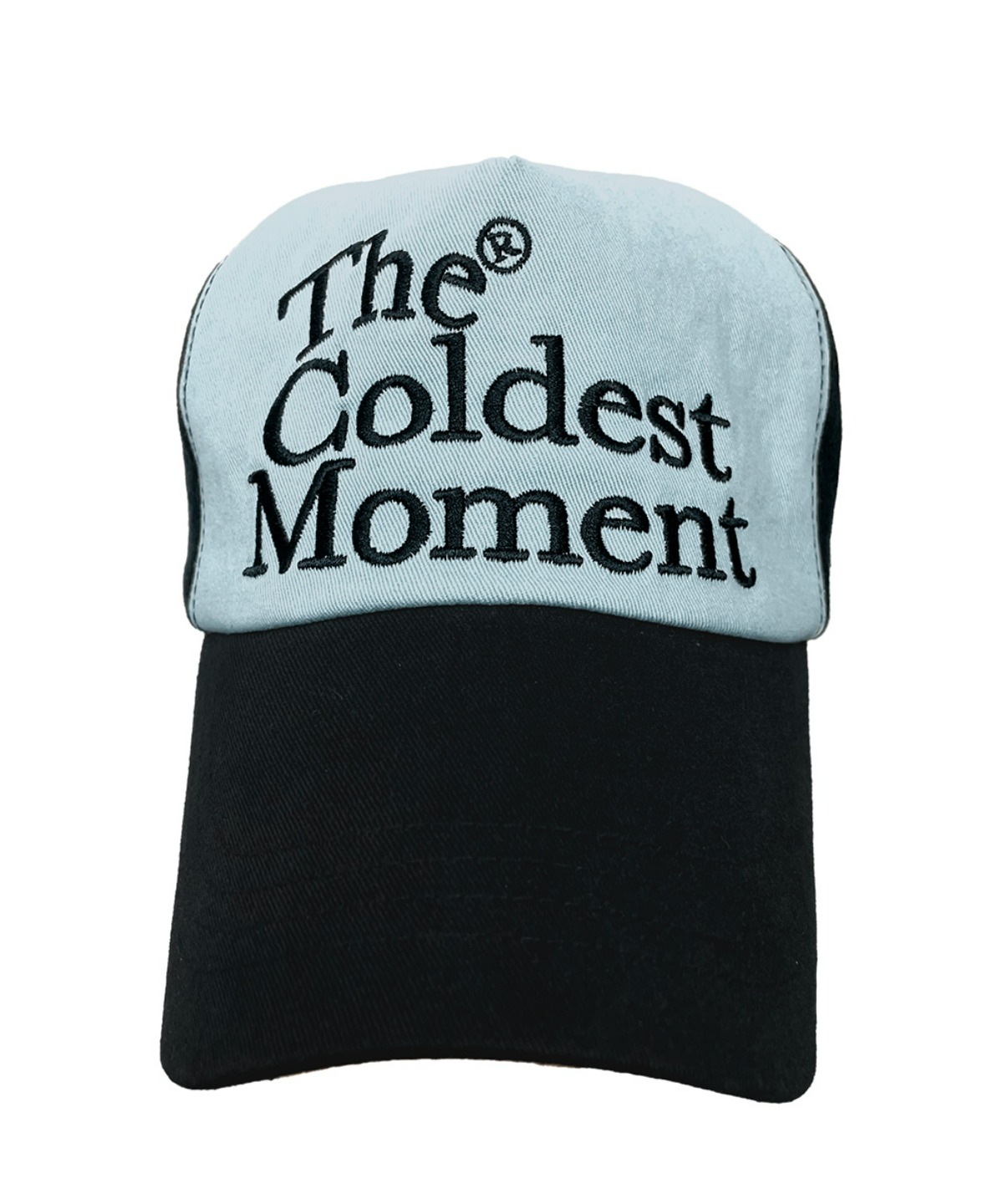 THE COLDEST MOMENT더콜디스트모먼트 TCM logo cap (sky blue)
