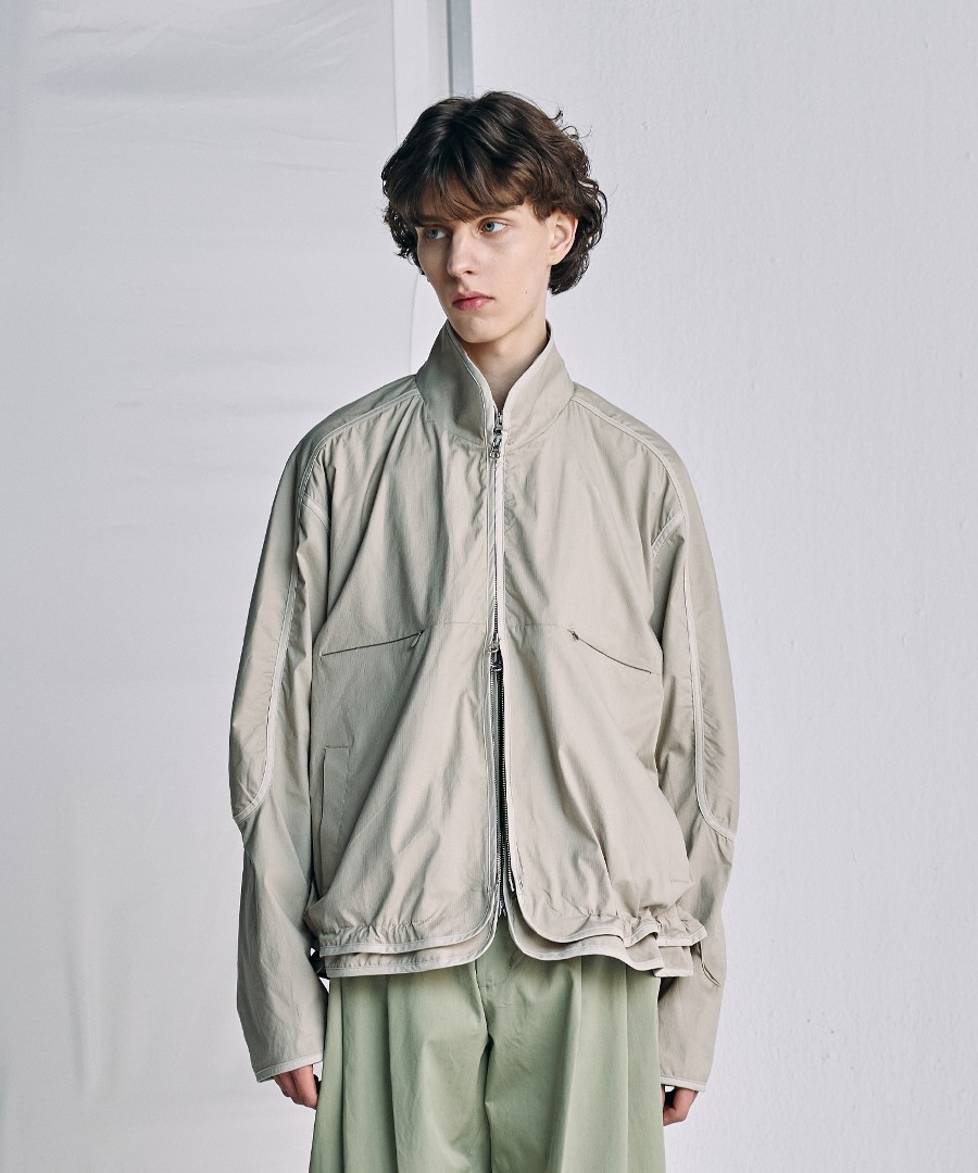 NOUN노운 layered jacket (beige)_4월3일 예약배송