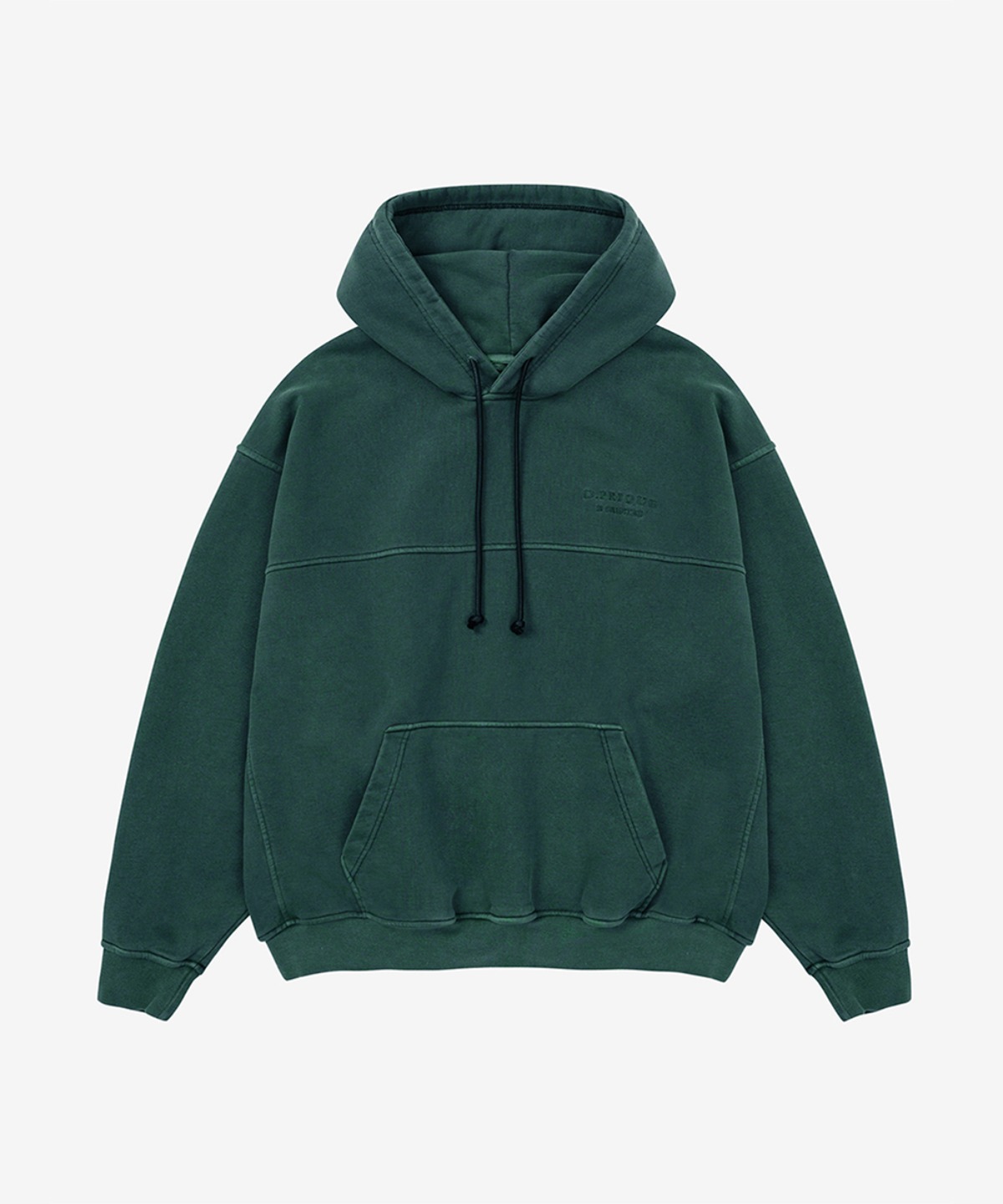 DPRIQUE디프리크 Washed Hoodie - Forest Green