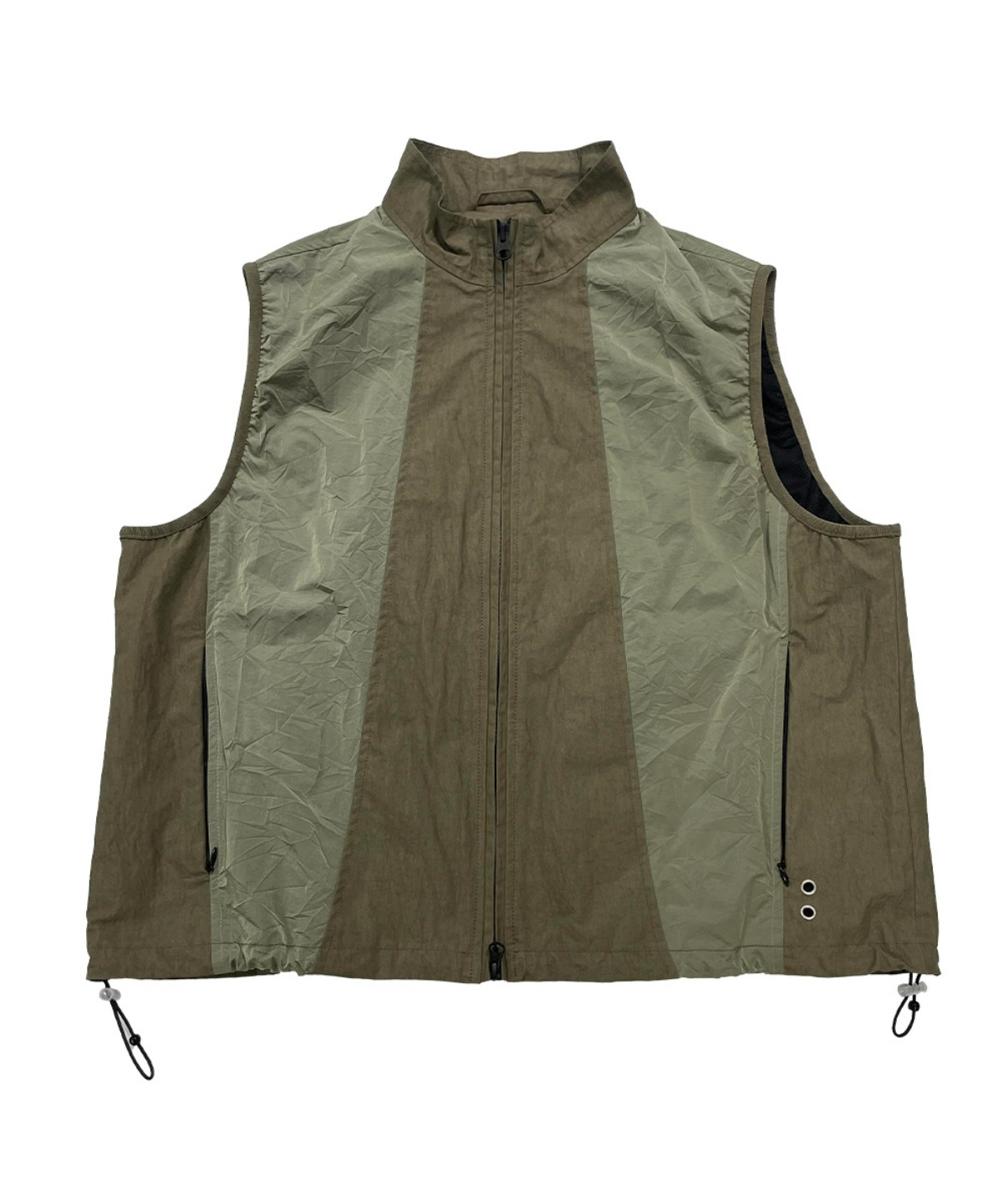 THE COLDEST MOMENT더콜디스트모먼트 TCM 3 slit vest (khaki brown) (3/22 예약배송)