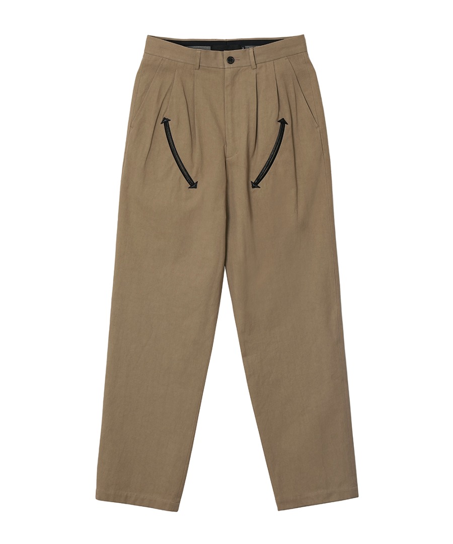 SHOOP Clothing슙 클로딩 HORACE TROUSERS Washed Beige