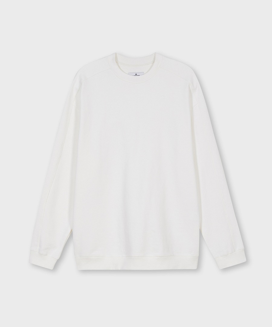 OURSCOPE아워스코프 Cobel Line Sweatshirts (White)