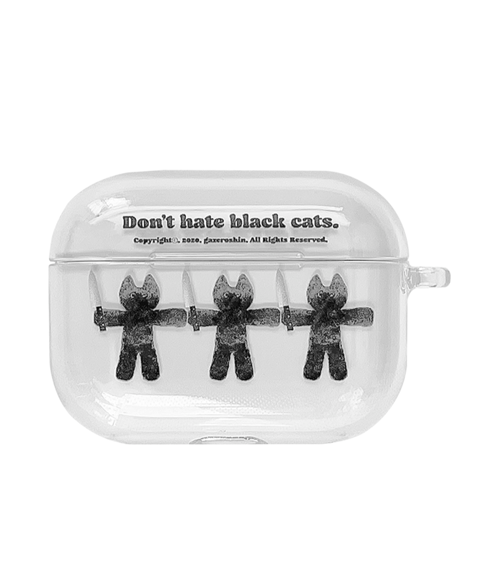 GODASHIN고다신 Don't hate black cats ( AirPods pro /airpods 3 /airpods pro2 )