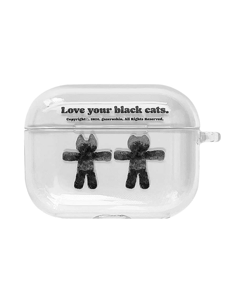 GODASHIN고다신 Love your black cats AirPods3