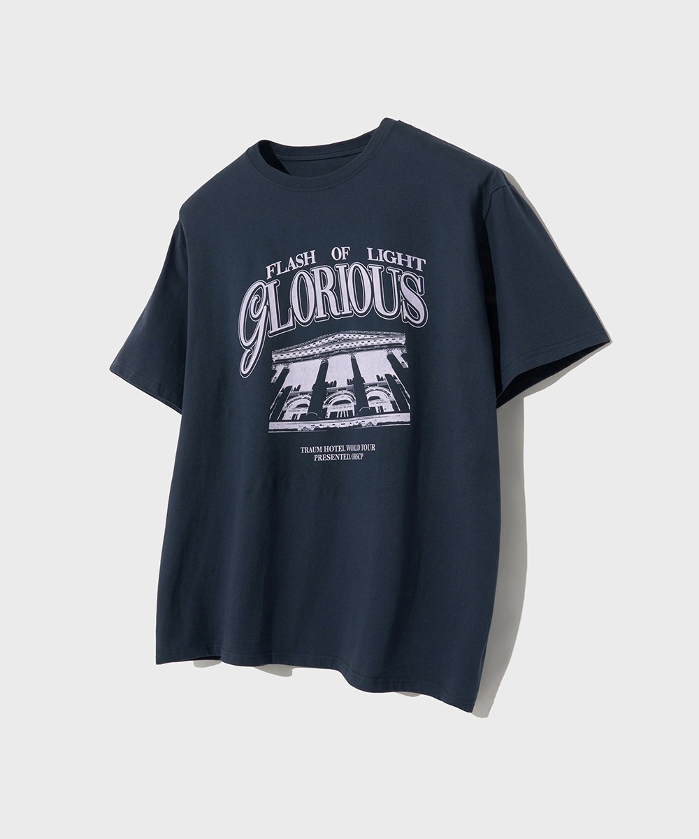 OURSCOPE아워스코프 Glorious T-Shirts (Navy)