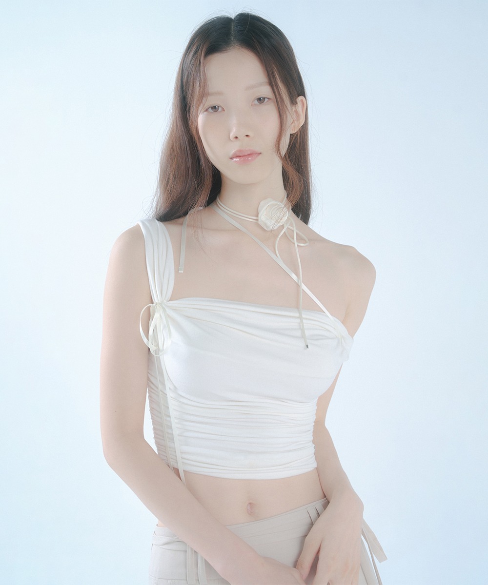 PAIN OR PLEASURE페인오어플레져 DEW COWL TOP ivory [6.19 pre-oreder delivery]