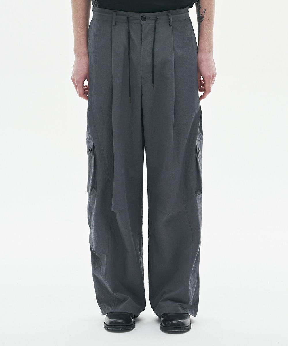 NOUN노운 twist cargo pants (grey)