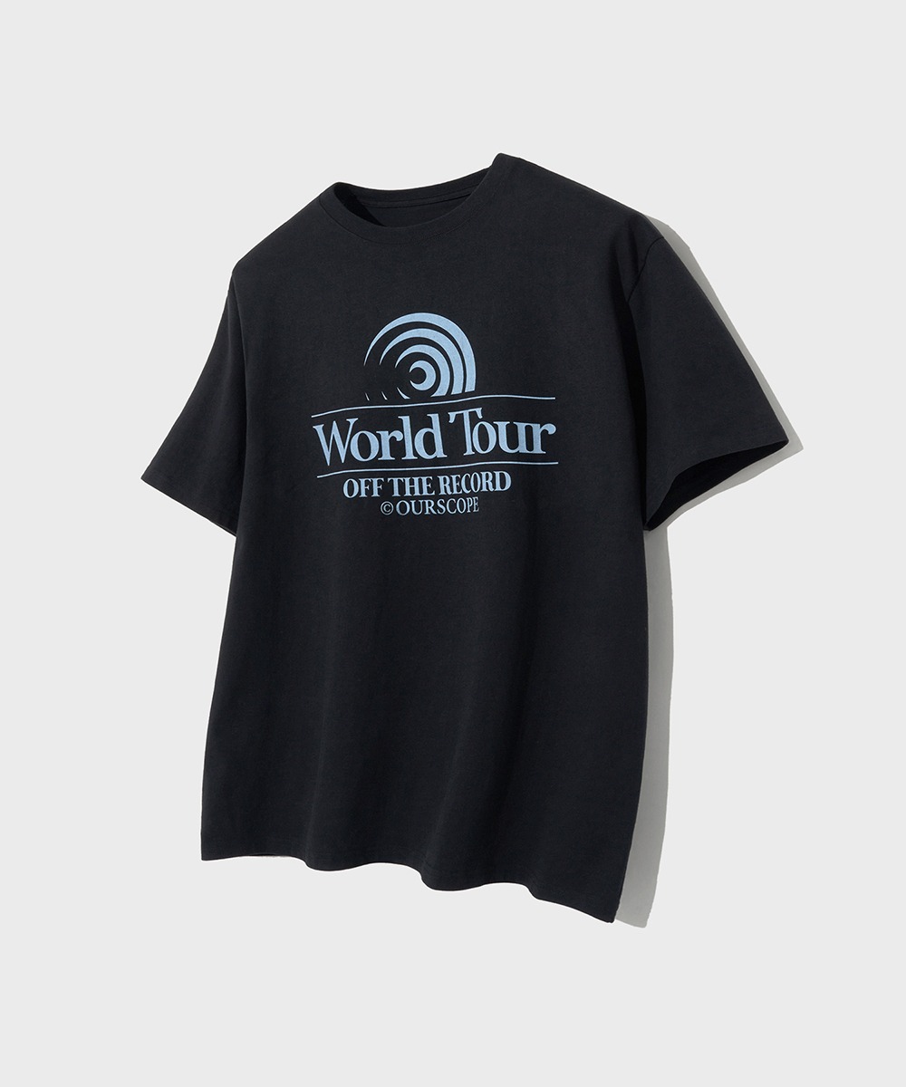 OURSCOPE아워스코프 World Tour OTR T-Shirts (Black)