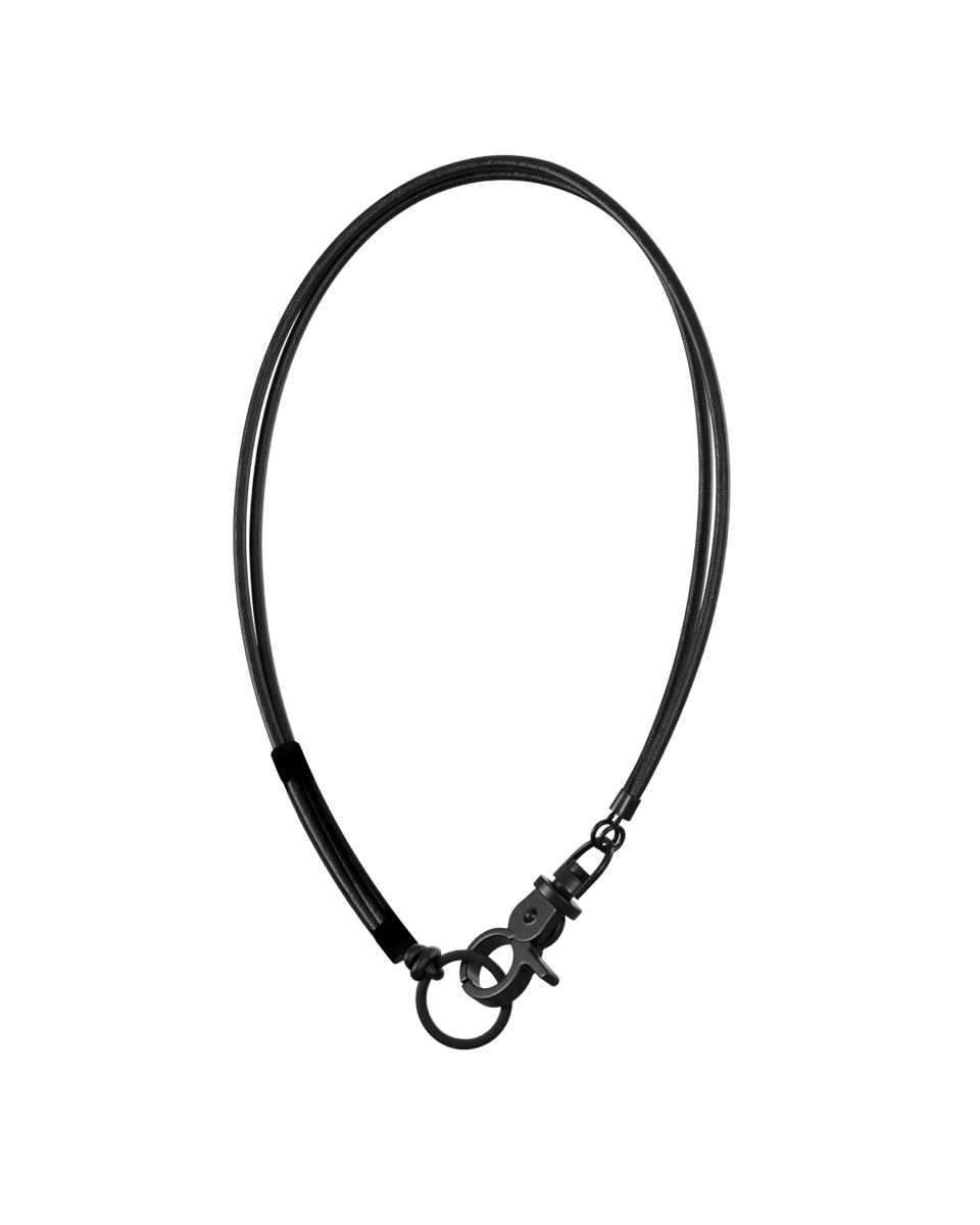 SAGEGASAGE세이지가세이지 3way Leather Necklace - Black Edition