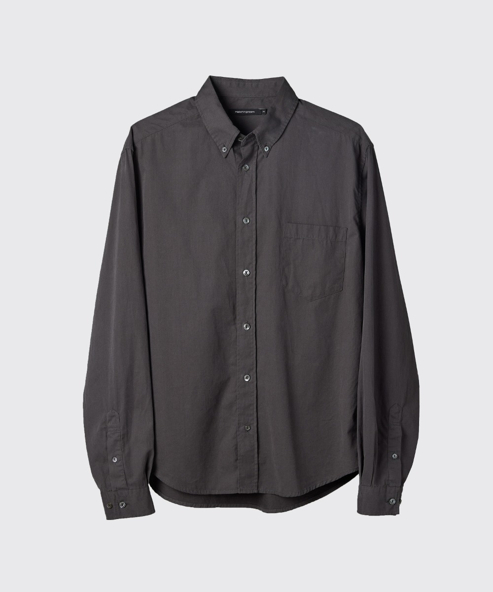Hatchingroom해칭룸 Out Button Shirt Charcoal