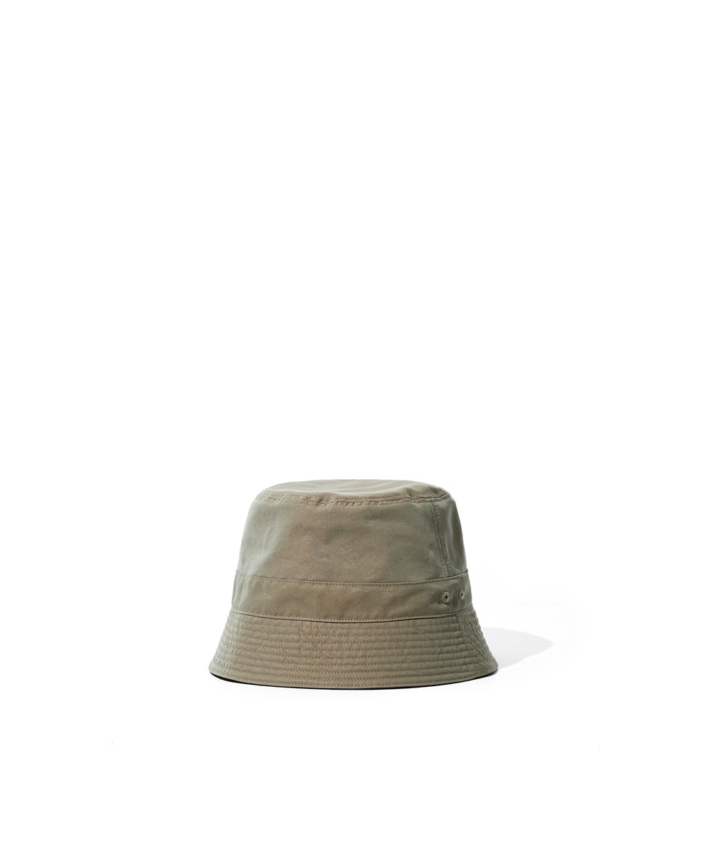 WORTHWHILE MOVEMENT월스와일무브먼트 REVERSIBLE BUCKET HAT (Olive drab & Navy ripstop)