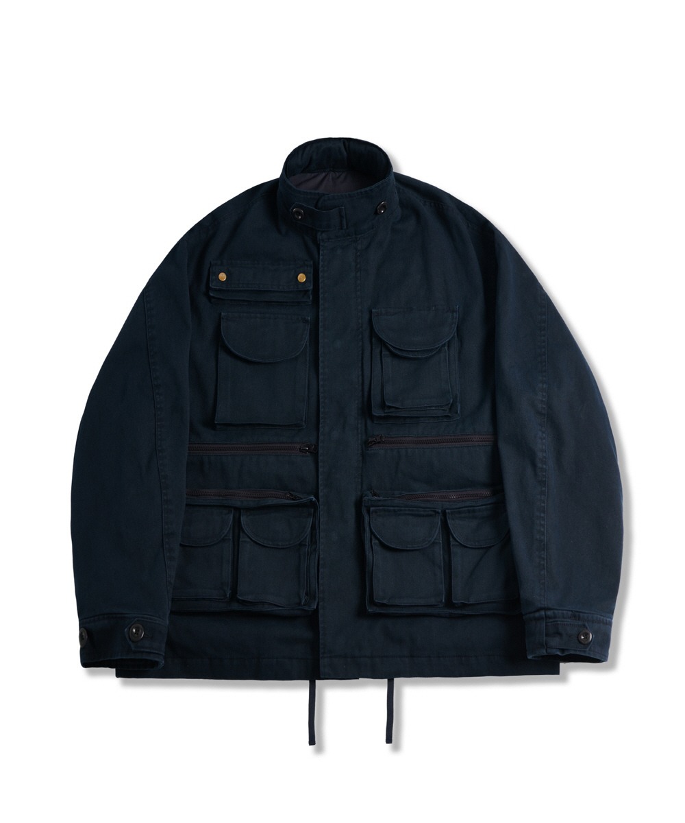PERENN퍼렌 [23'AW]   utility fishing jacket_navy