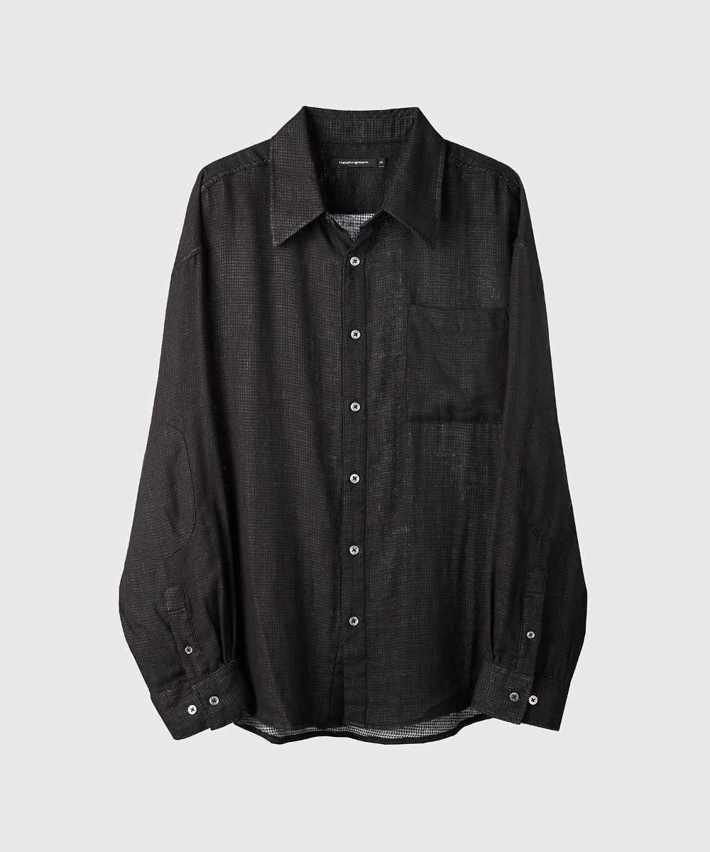 Hatchingroom해칭룸 Archive Shirt V2 Washed Black