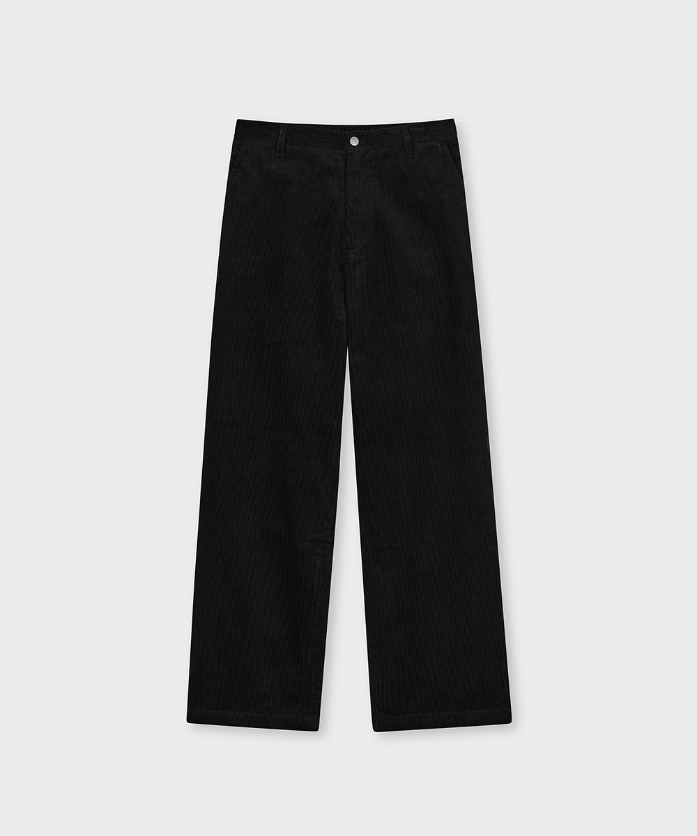 OURSCOPE아워스코프 High Density Corduroy Pants (Black)