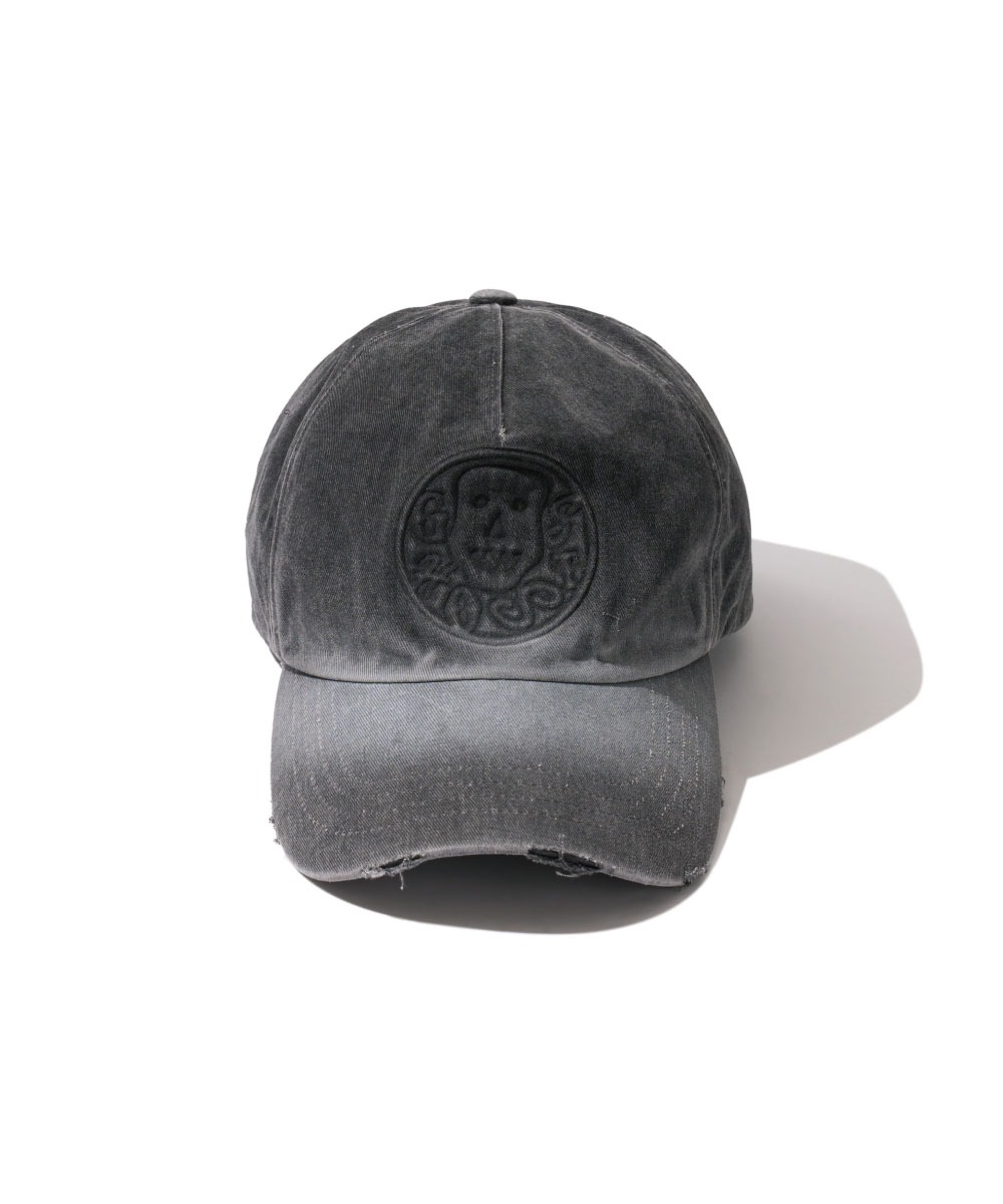 etce이티씨이 GHOST EMBO WASHED CAP (ASH)